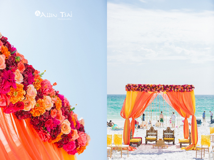 hilton_sandestin_wedding_hindu_beach_ceremony_mandap
